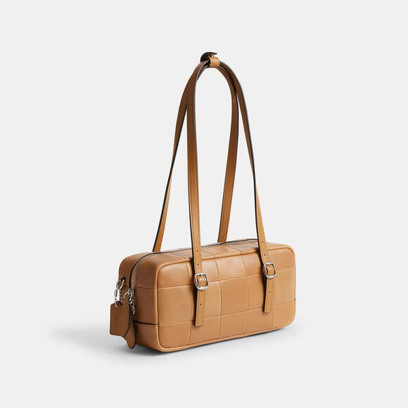 Coachtopia Alter/Ego Satchel Bag In Checkerboard Upcrafted Leather - Picture 2 of 9